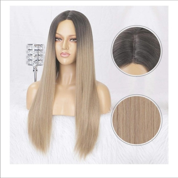 🆕️ Blonde Heat Resistant Middle Parting Wig  - Picture 4 of 7